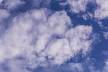 Clouds with blue sky texture and background