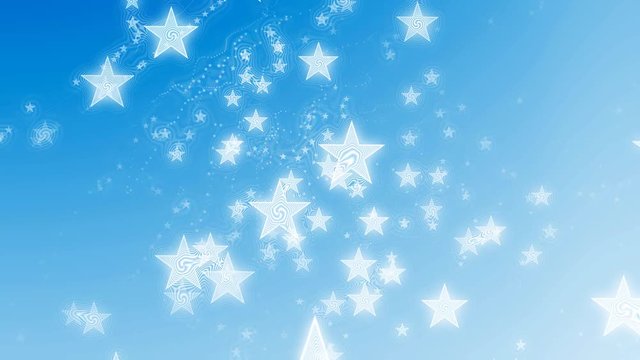 blue stardust abstract background