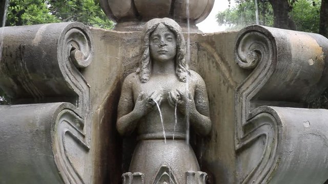 Antigua Guatemala 15 - Fountain at Parque Central / The Plaza