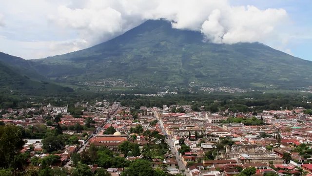 Antigua Guatemala 40 - Agua Volcano and City Landscape