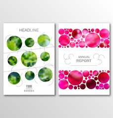 Business Brochures, Blur Backgrounds