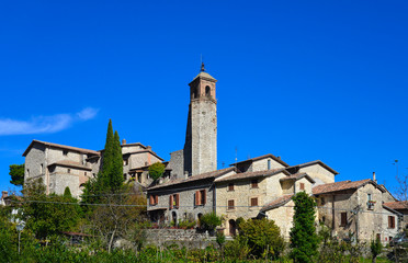 Greccio (Rieti, Italy) - A medieval town in Lazio region, famous for the catholic sanctuary of...