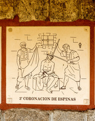 Sexta estaci&oacute;n coronaci&oacute;n de espinas