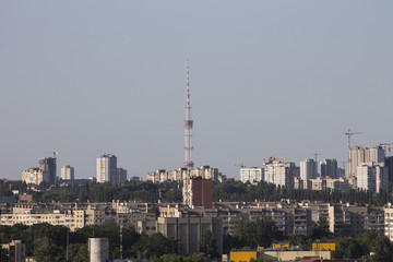 TV Tower. City landscape. Kiev
