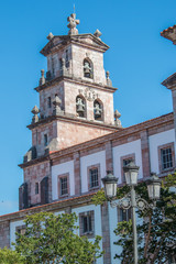Fototapeta na wymiar Iglesia de Nuestra Señora de la Asunción de Cangas de Onís