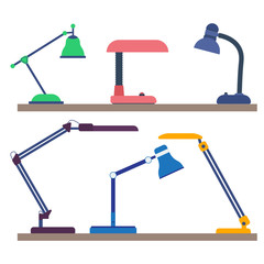 Desk lamps collection