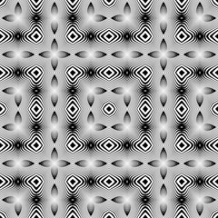 Design seamless monochrome striped pattern