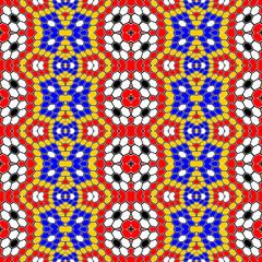 Design seamless colorful mosaic pattern