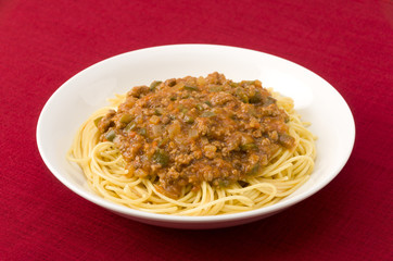 ミートソーススパゲッティ
