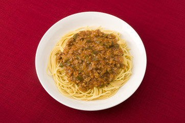 ミートソーススパゲッティ