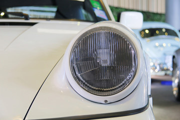 classic car front light