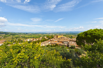 Fototapeta na wymiar City of Gimignano