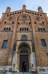 Fototapeta premium Side entrance to the Cathedral of Cremona