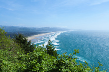 Fototapeta na wymiar The Oregon Coast and the Pacific Ocean. Scenic view