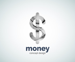 Vector dollar logo template