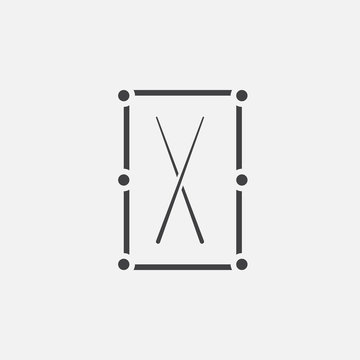 recommend clip art: billiard table line icon, outline vector logo illustration, linear pictogram isolated on white