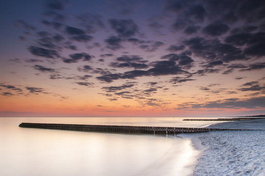 beautiful view of Polish Baltic Sea