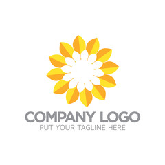 Leaf Flower Logo icon
