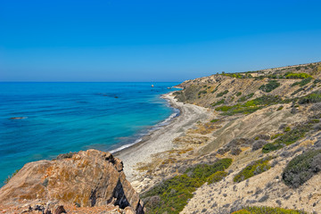 Mediterranean Sea coast of Cyprus