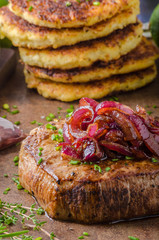 Delicious beef steak