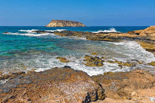 Mediterranean island Geronisos