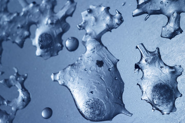 Liquid metal texture/Horizontal abstract background texture