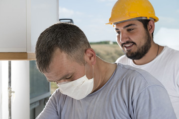 Manual Workers at Kitchen