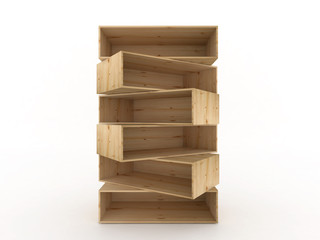 wood shelve