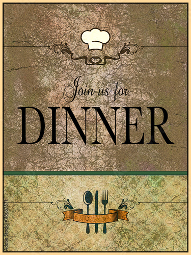 "Join Us For Dinner" Stock photo and royalty-free images on Fotolia.com