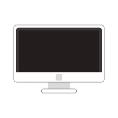 computer gadget device technology icon. Flat and Isolated design. Vector illustration