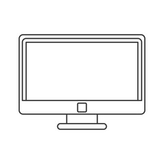 computer gadget device technology icon. Flat and Isolated design. Vector illustration