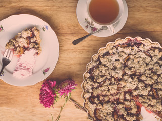 Leckerer Pflaumenkuchen / Delicious plum cake