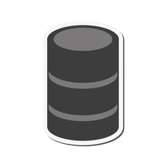 data center web hosting technology icon. Flat and Isolated design. Vector illustration