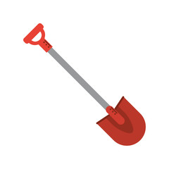 shovel tool construction repair icon. Flat and Isolated design. Vector illustration