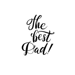 Hapy Father's Day Black Greting card.