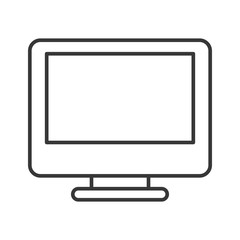 computer gadget technology device icon. Flat and Isolated design. Vector illustration