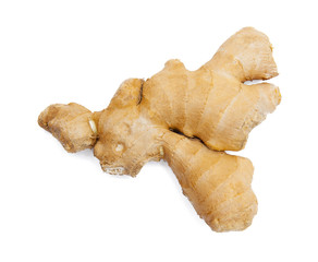 Ginger isolated on the white background