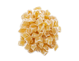 Ginger isolated on the white background