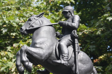 Bismarck Reiterstatue in M&uuml;nchen-Pasing