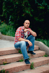 Fototapeta premium Male City Shooting