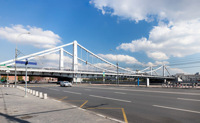 Krymsky Bridge in Moscow