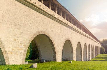 Rostokino Aqueduct with sunflare effect