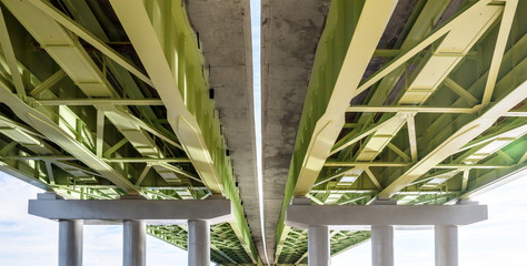 Elevated road from below