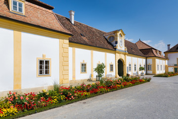 Fototapeta na wymiar Estate farm at castle Schloss Hof, Austria