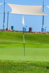 Obraz premium Training Golf Field for Range Shots, Cyprus