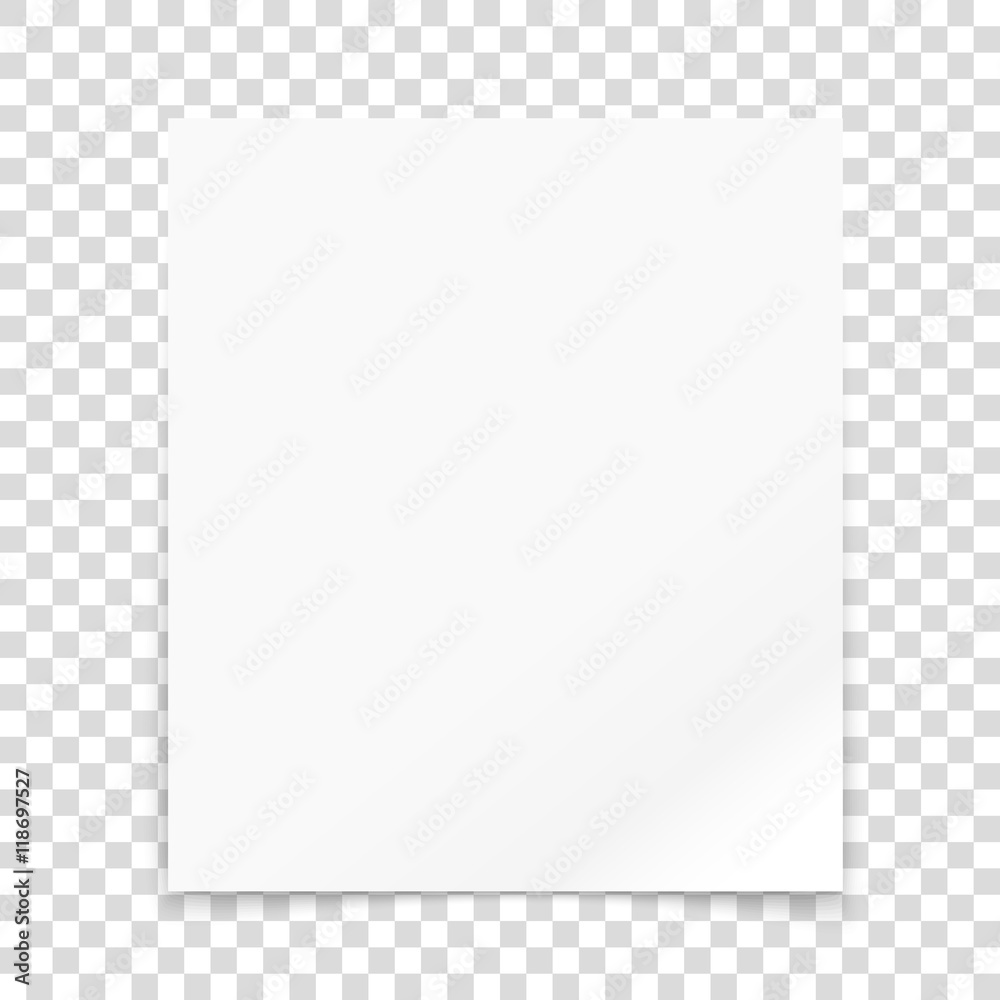 Poster vector paper frame isolated on transparent background. vector il