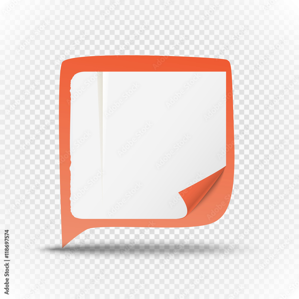 Poster old paper sheet isolated on transparent background