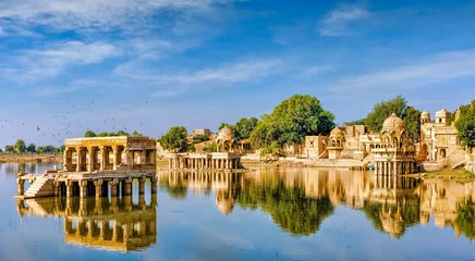 Gadi Sagar (Gadisar), Jaisalmer, Rajasthan, India, Azië © photoff