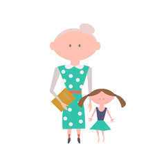 Grandmother with Kid
