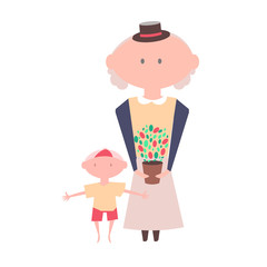 GrandMother with Grandson